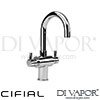 Cifial 31003TB U Techno 300 Mono Basin Mixer Tap Spare Parts